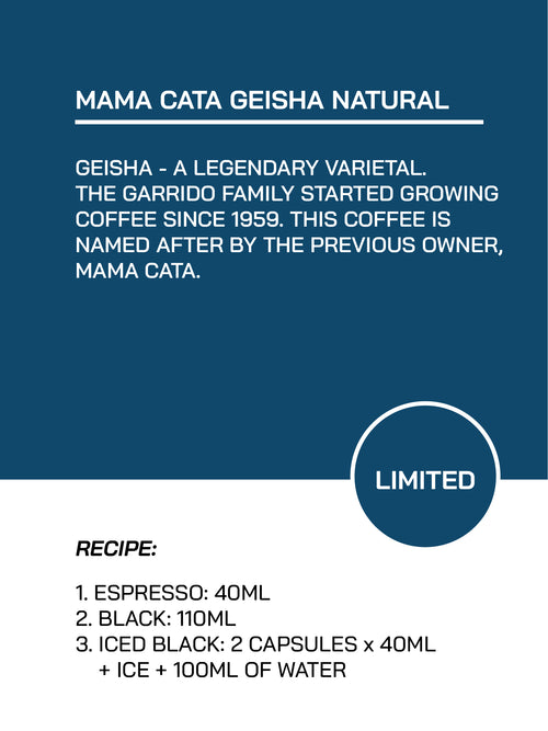 Capsule 08｜Mama Cata Geisha｜Limited