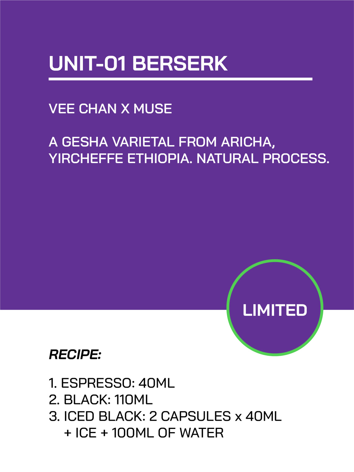 Crossover Capsule｜Unit-01 Berserk｜Limited