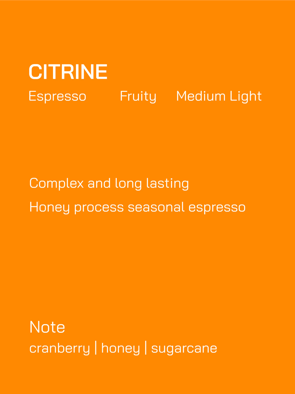 SOE | Citrine | Fruity | Medium Light