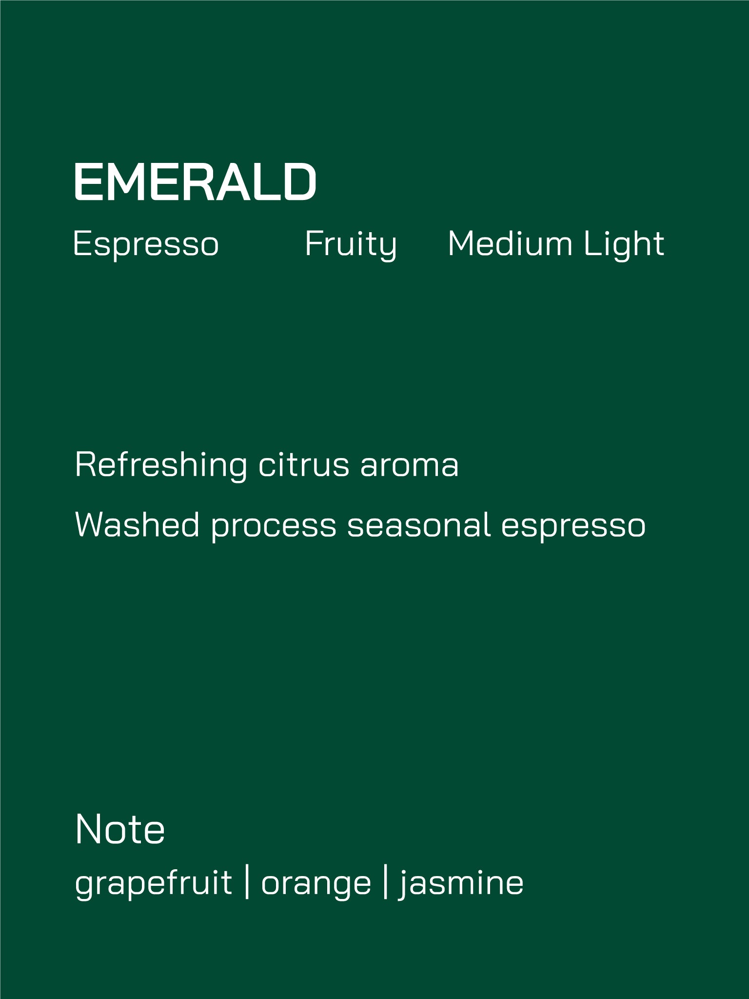SOE | Emerald | Fruity | Medium Light