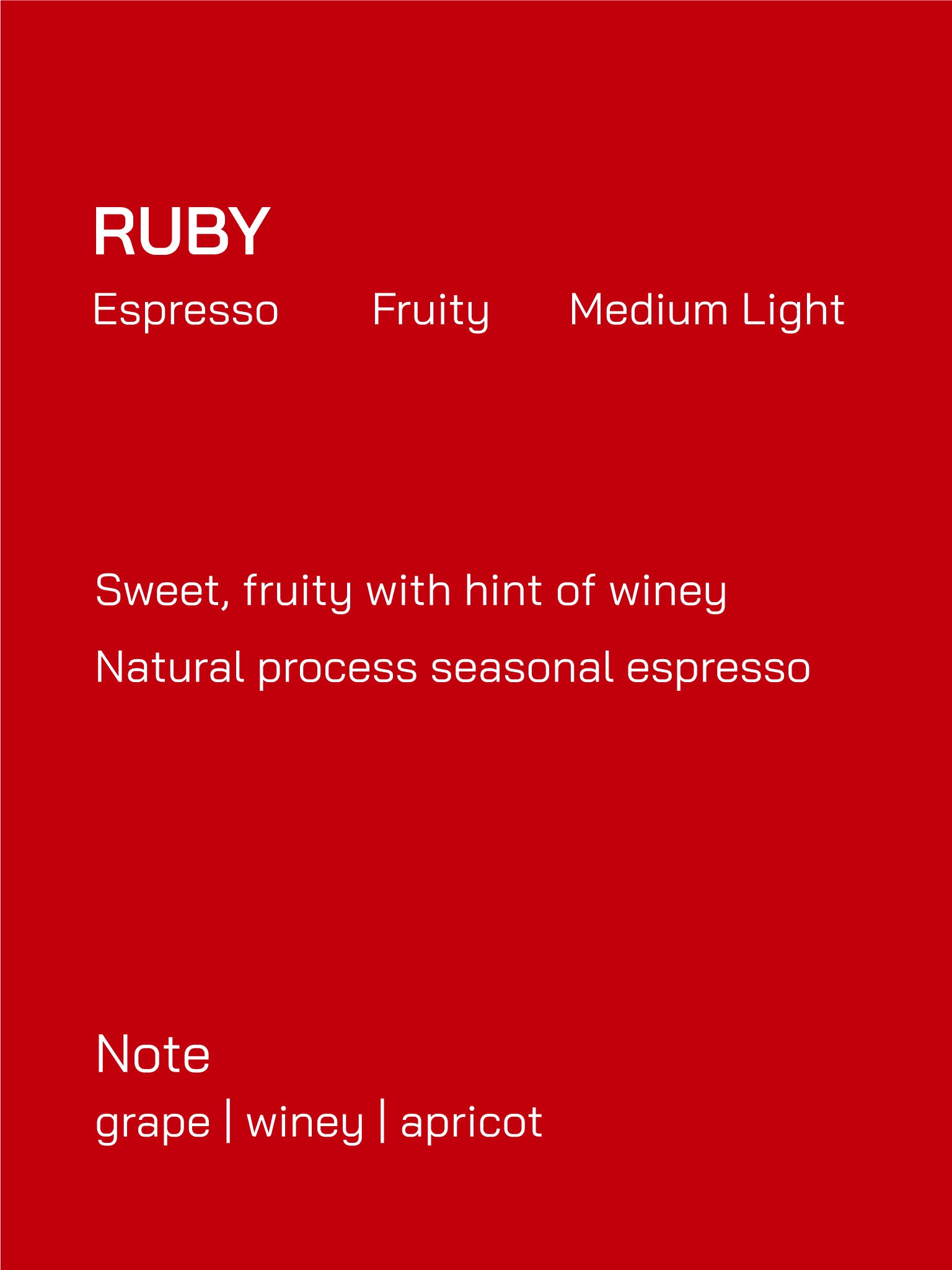 SOE | Ruby | Fruity | Medium Light