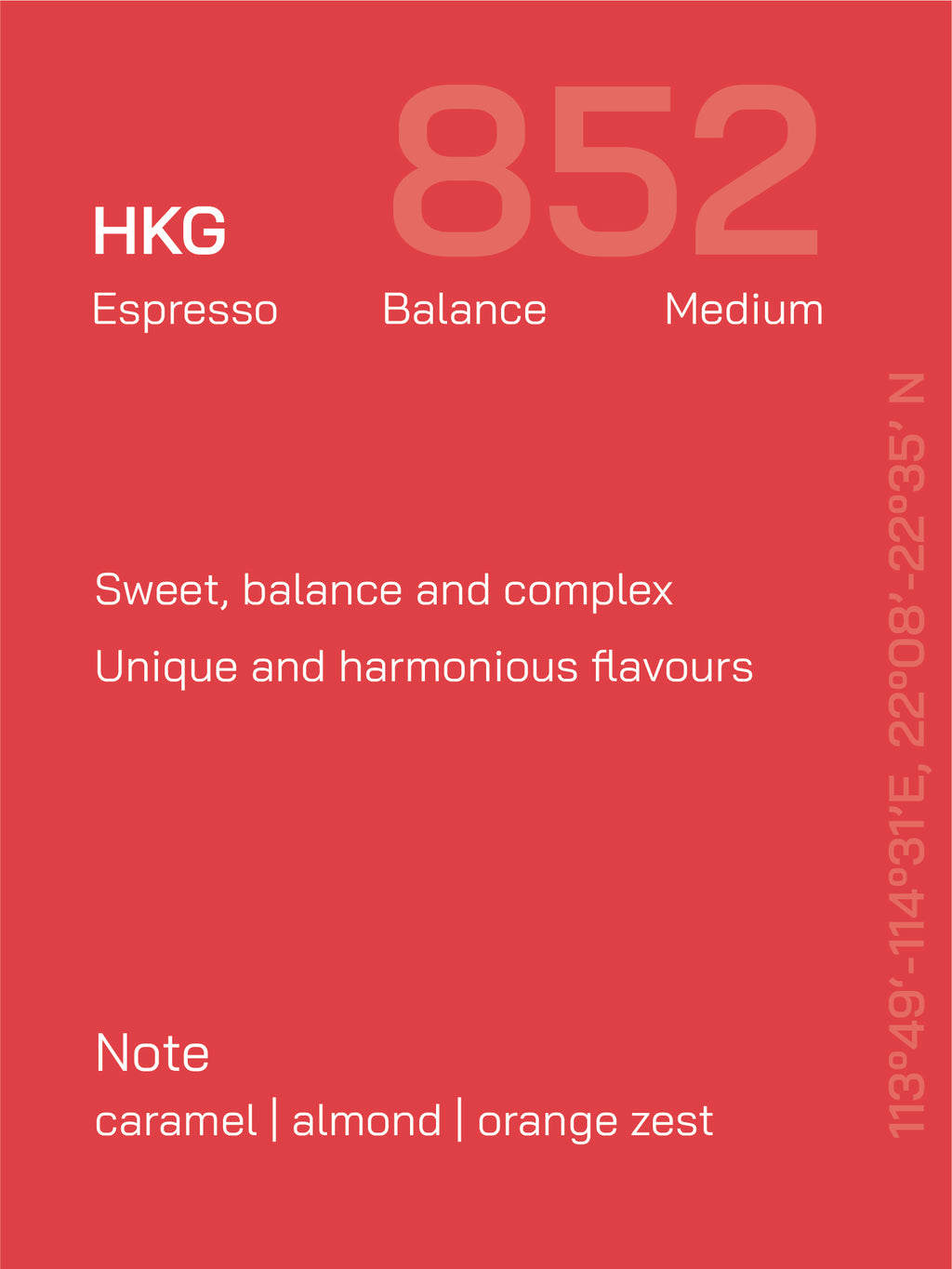 Espresso Blend | HKG | Balance | Medium