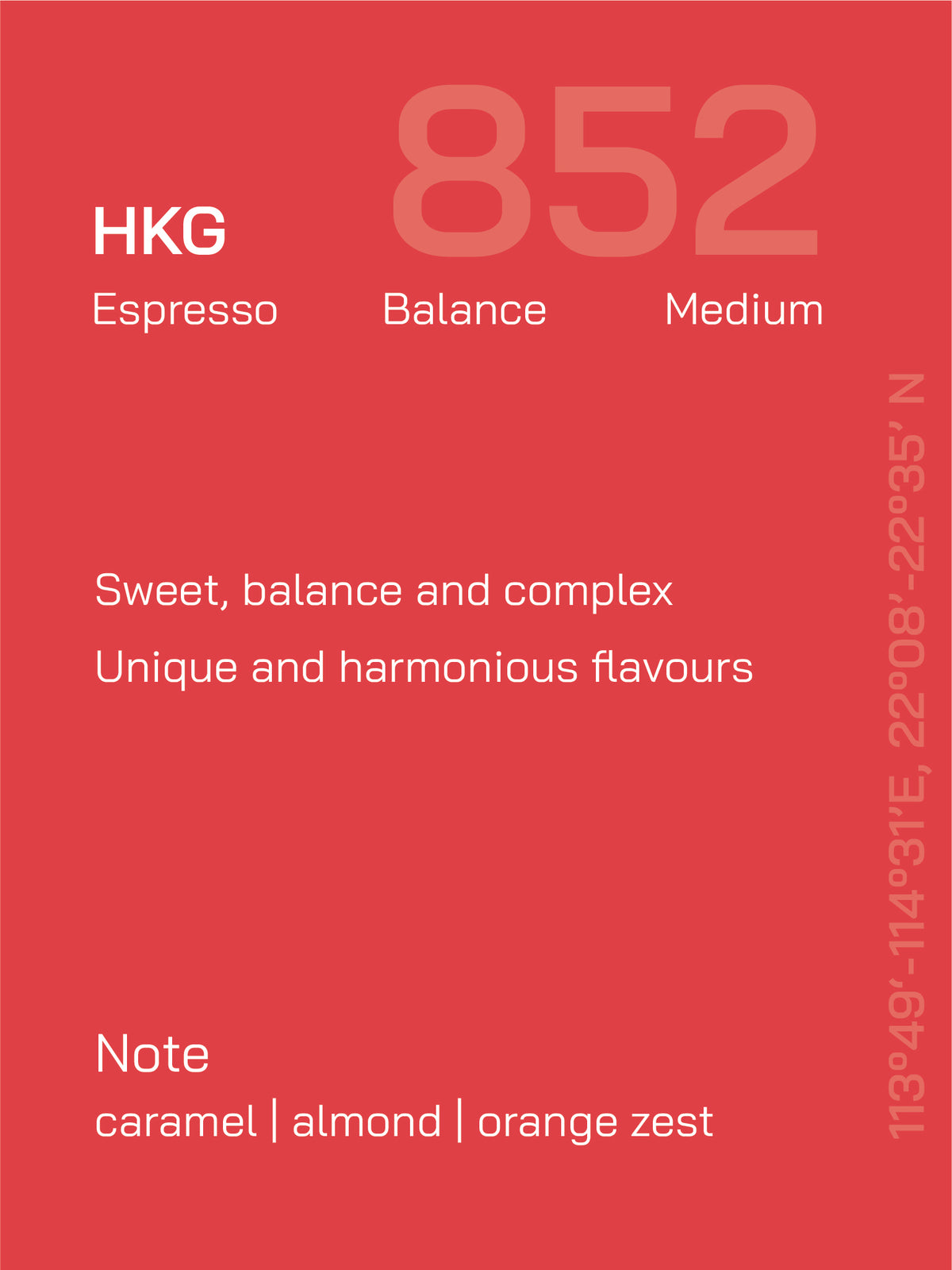 Espresso Blend | HKG | Balance | Medium