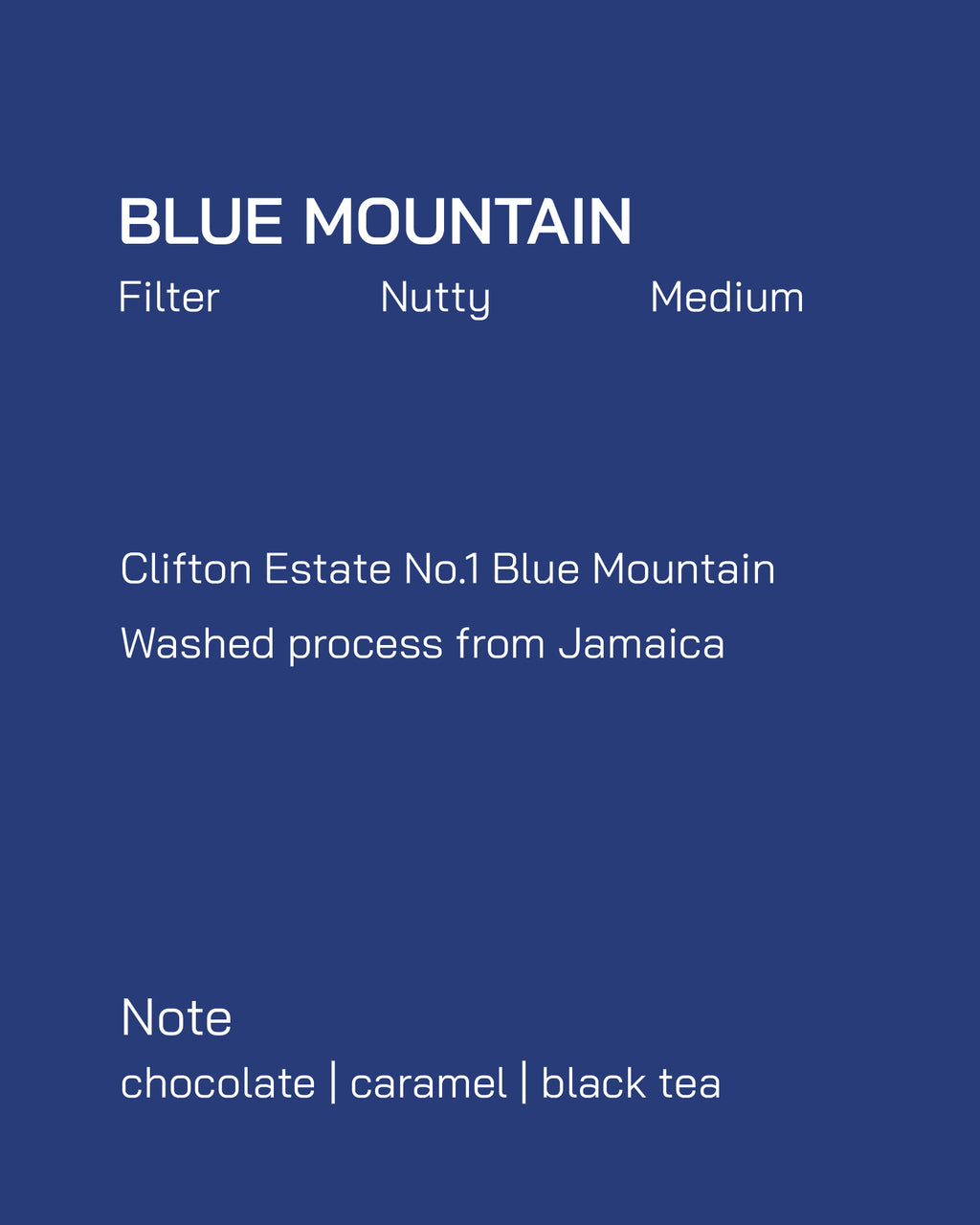 Filter | Jamaica | Blue Mountain | Washed Process | Medium