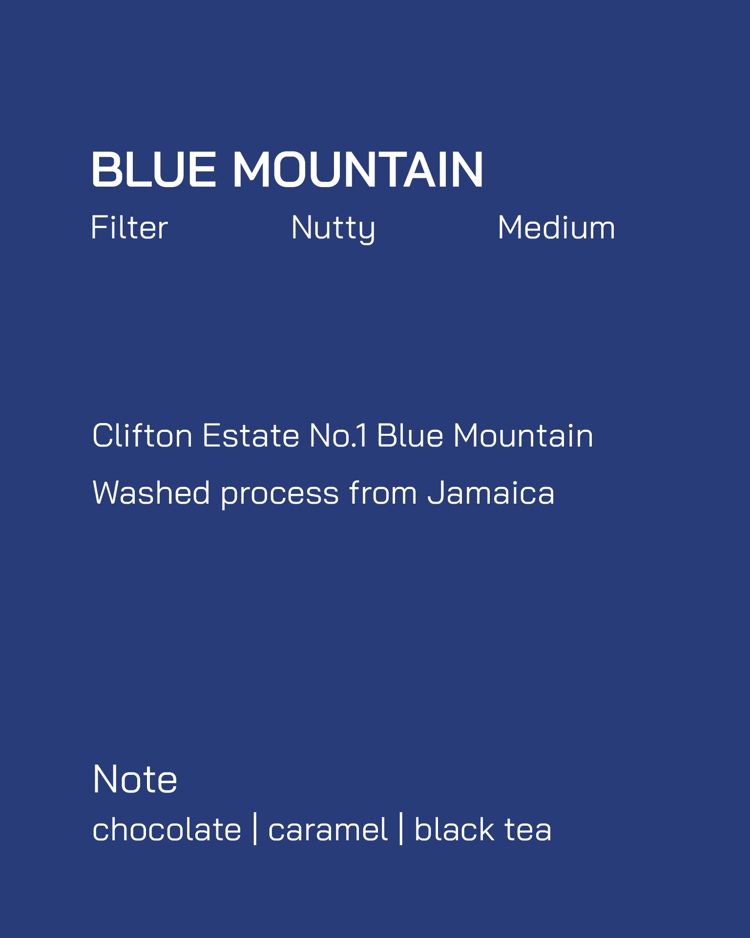 Filter | Jamaica | Blue Mountain | Washed Process | Medium