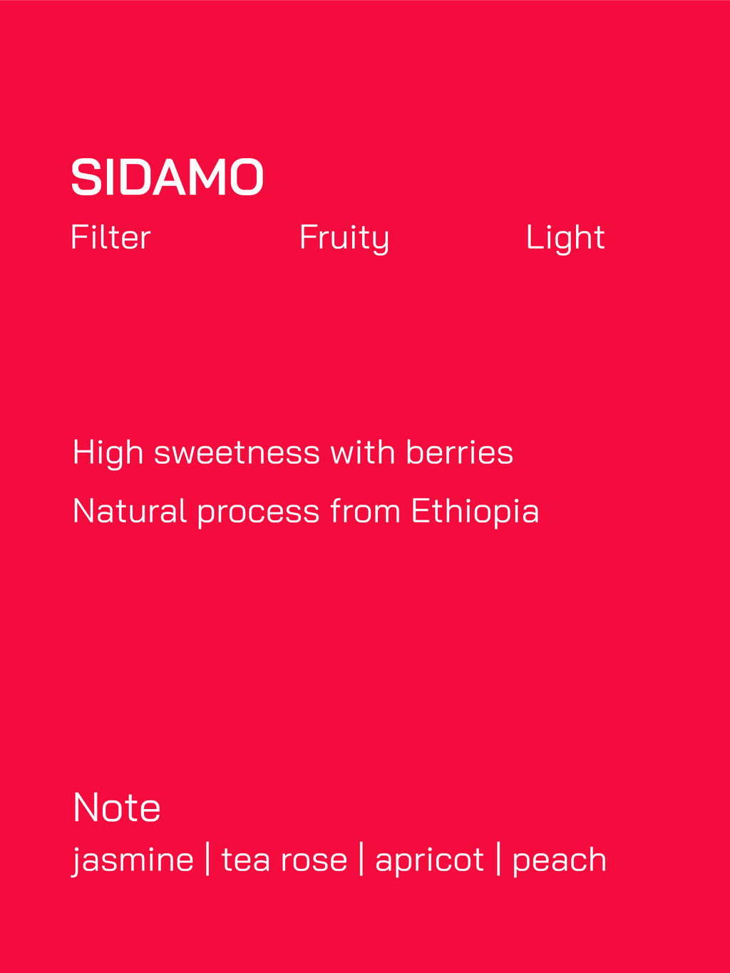 Filter | Ethiopia | Sidamo | Natural Process | Light