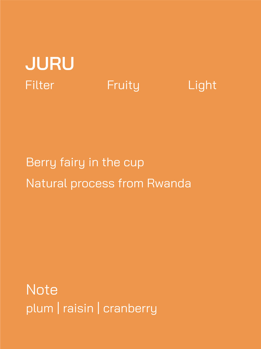 Filter | Rwanda | Rulindo Juru | Natural Process | Light