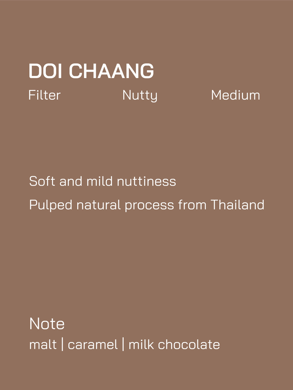 Filter | Thailand | Doi Chaang | Pulped Natural Process | Medium