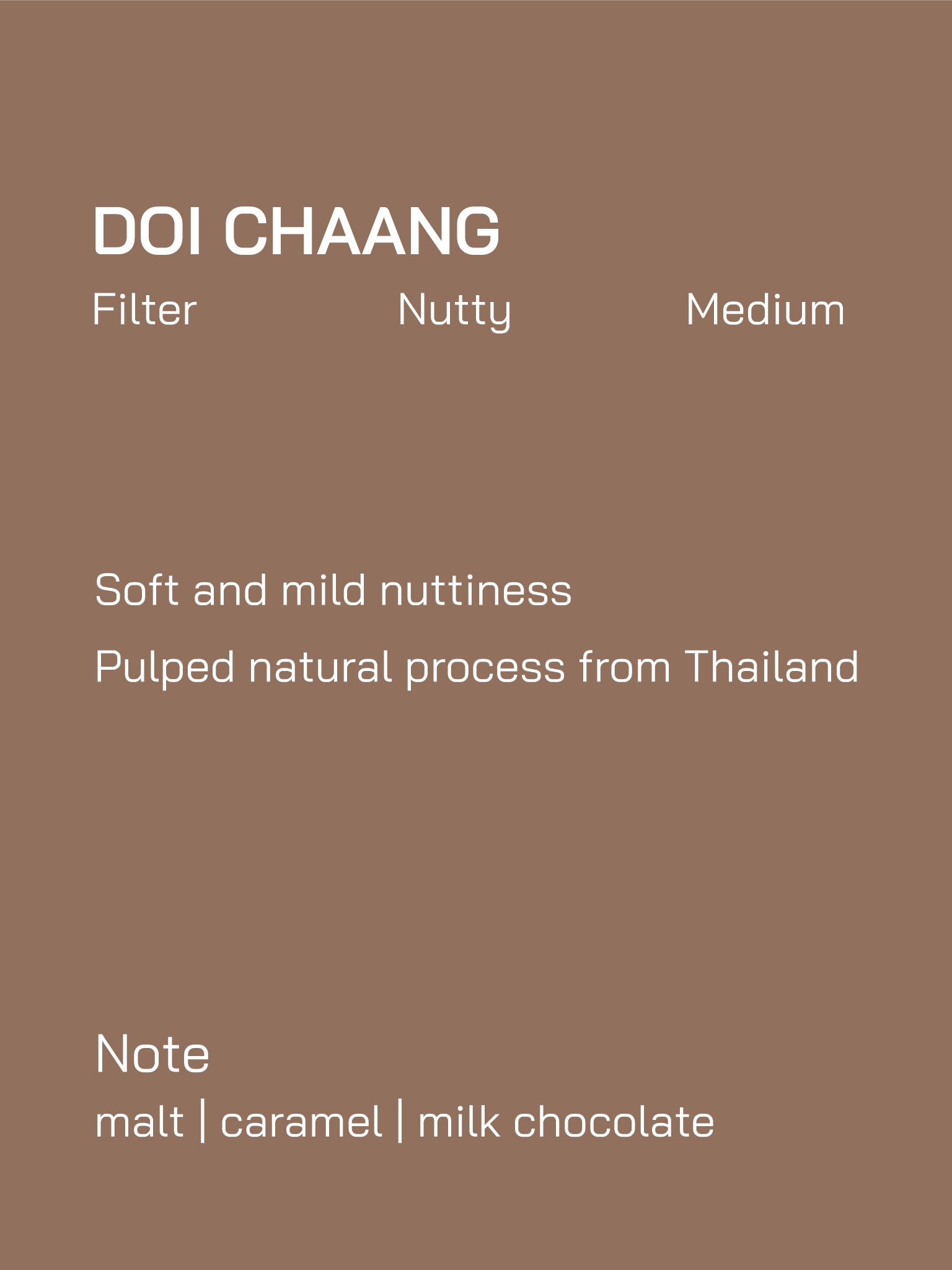 Filter | Thailand | Doi Chaang | Pulped Natural Process | Medium