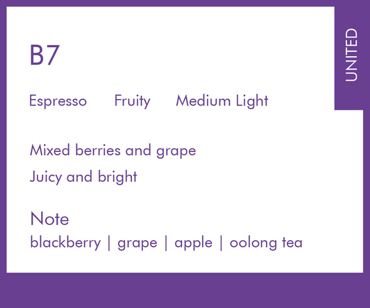 Espresso Blend | B7 | Fruity | Medium Light